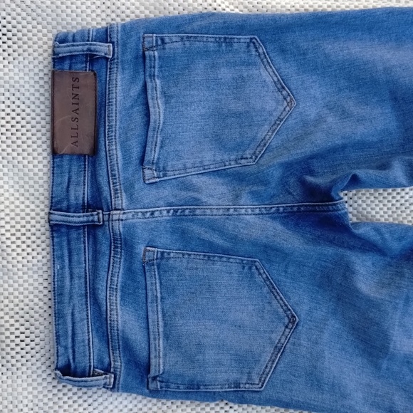 ALL SAINTS MAST FIT 2 Tone Skinny Jeans - Picture 5 of 16